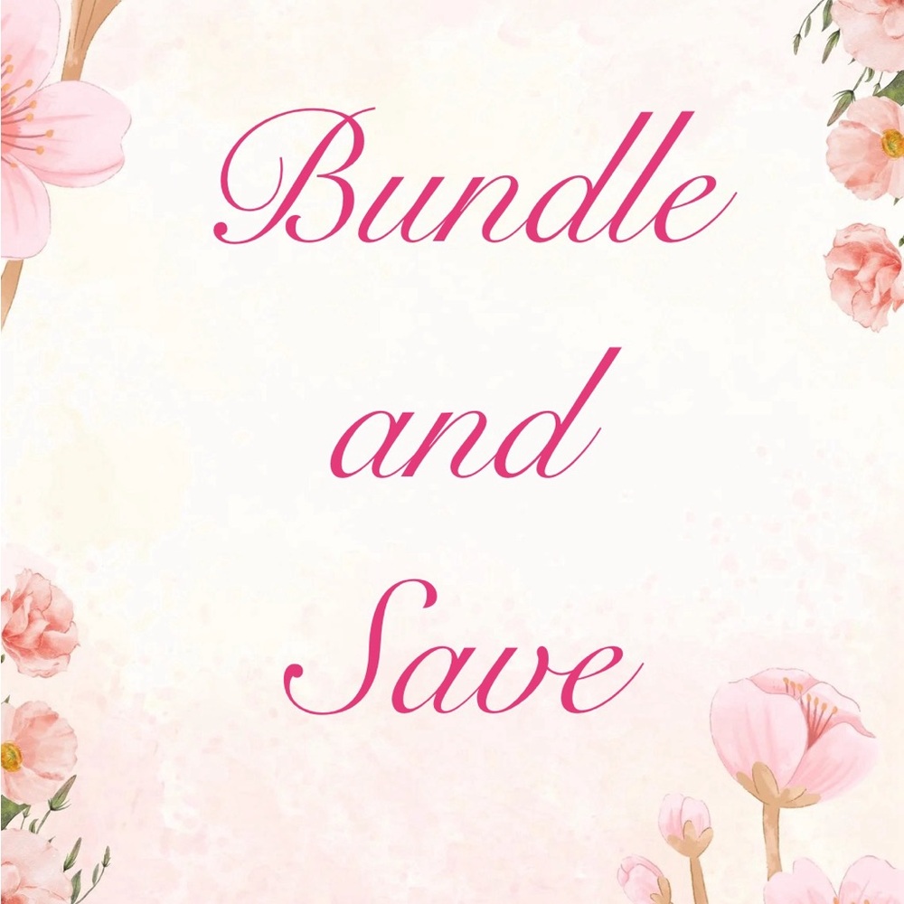 Floral Bundle and Save Sign